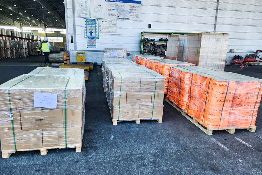 Một giải pháp hệ thống từ túi bơm hơi đến dây đai giành được các đơn đặt hàng vật liệu cố định thiết bị đầu cuối